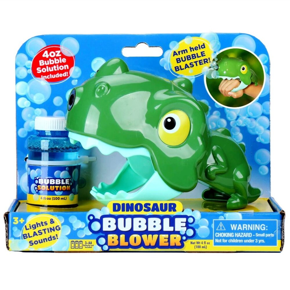 KID GALAXY Dinosaur Bubble Blower Ages 3+ NWT